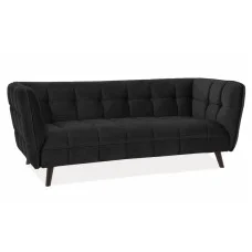 Sofa CASTELLO 3 VELVET black